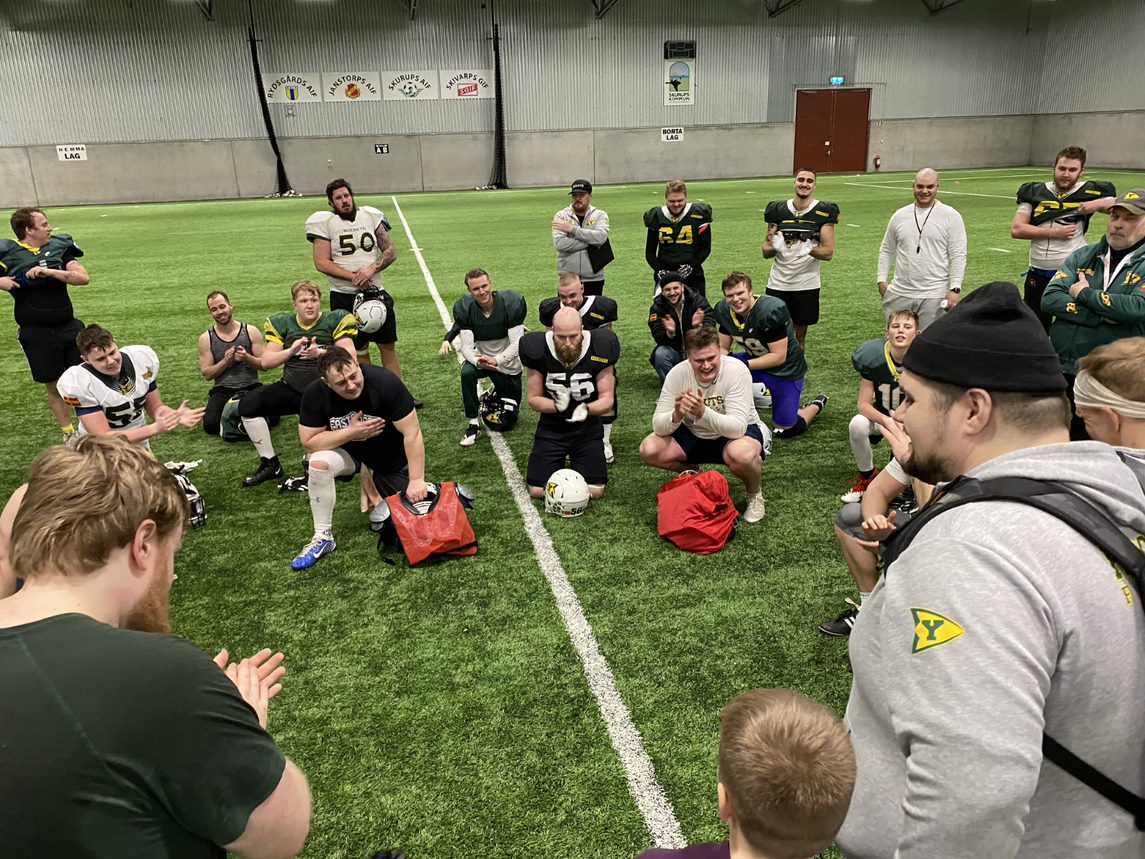 På besök på u17 Landslagsläger i Skövde